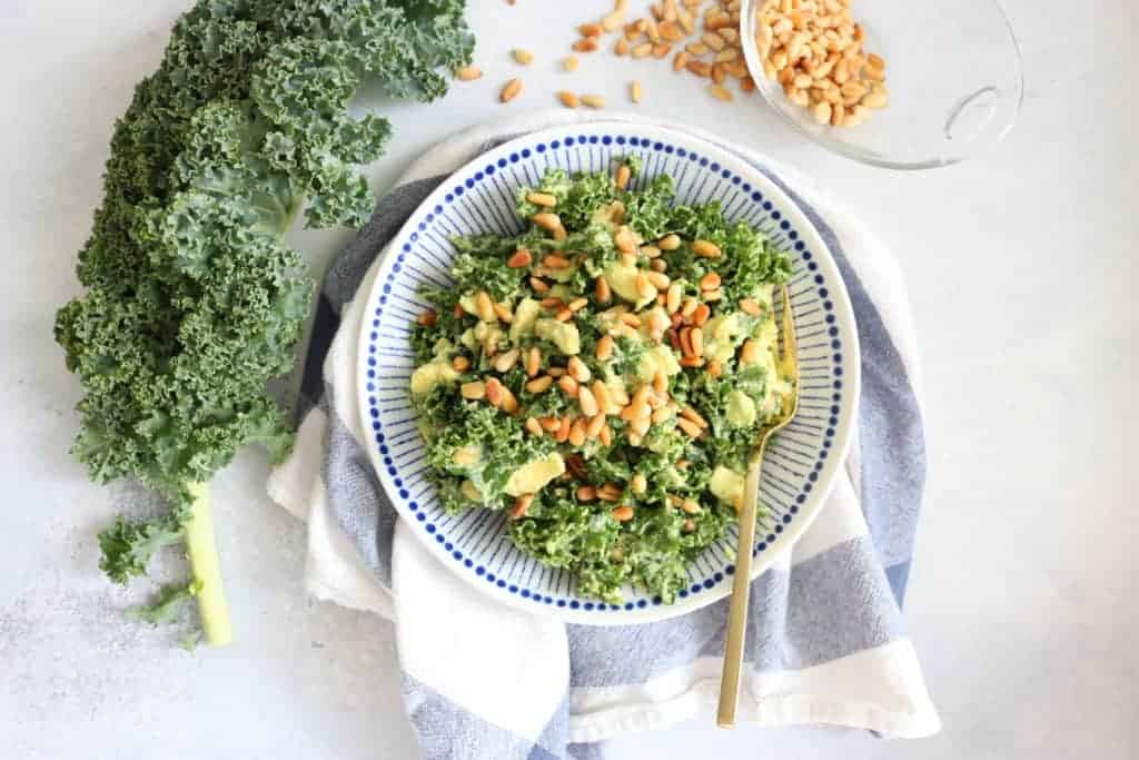 Lemon + Avocado Kale Salad Lemon + Avocado Kale Salad