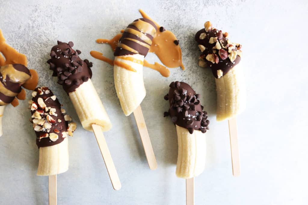Chocolate Covered Banana Popsicles Chocolate Covered Banana Popsicles