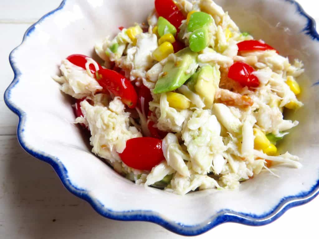 what is lump crab salad