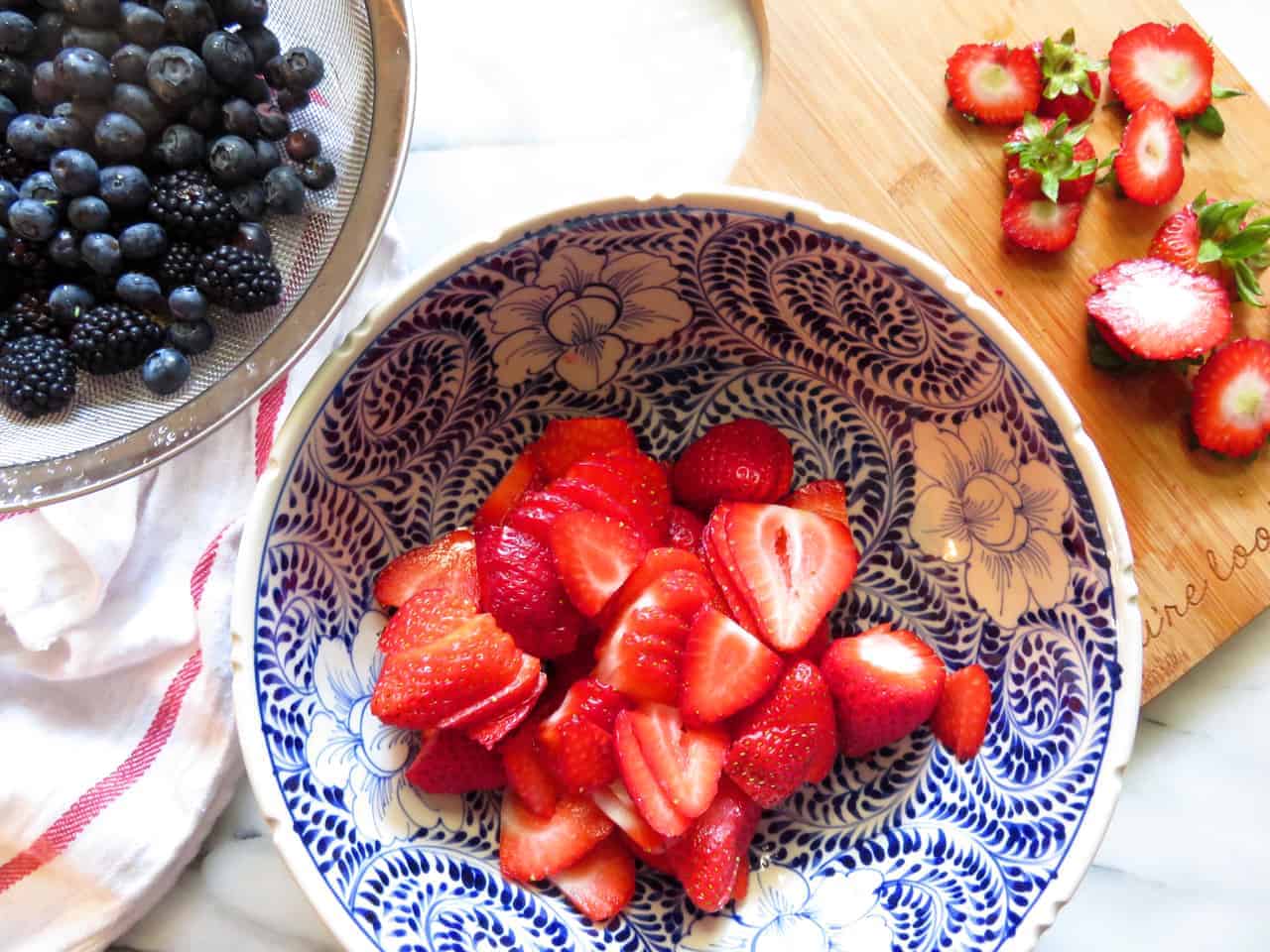 Red White & Blue Berry Salad