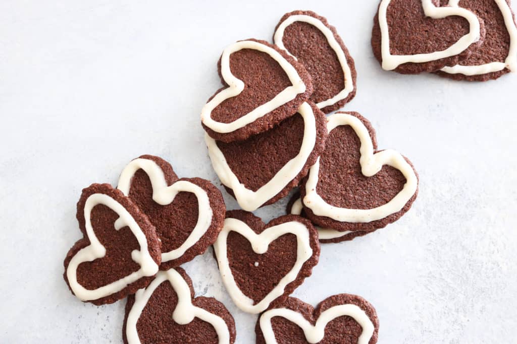 Chocolate Heart Cookies Chocolate Heart Cookies