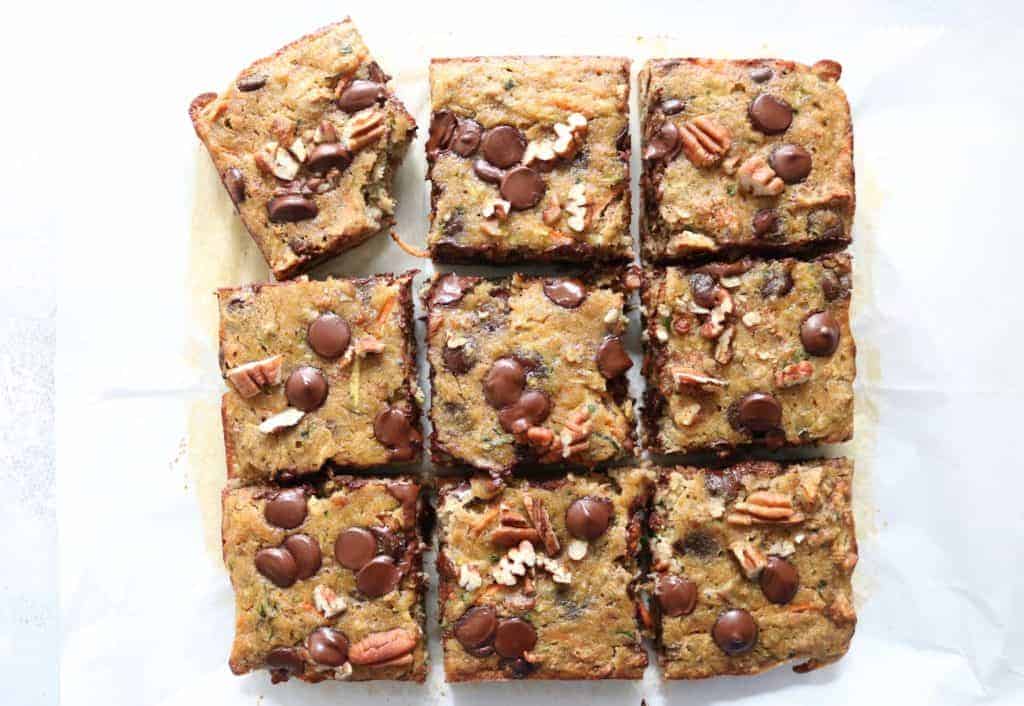 Chocolate Chip Zucchini Squares Chocolate Chip Zucchini Squares