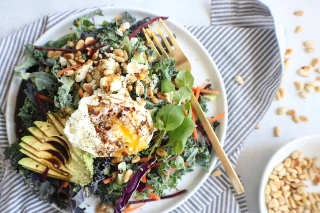 Kale + Beet Breakfast Salad Kale + Beet Breakfast Salad