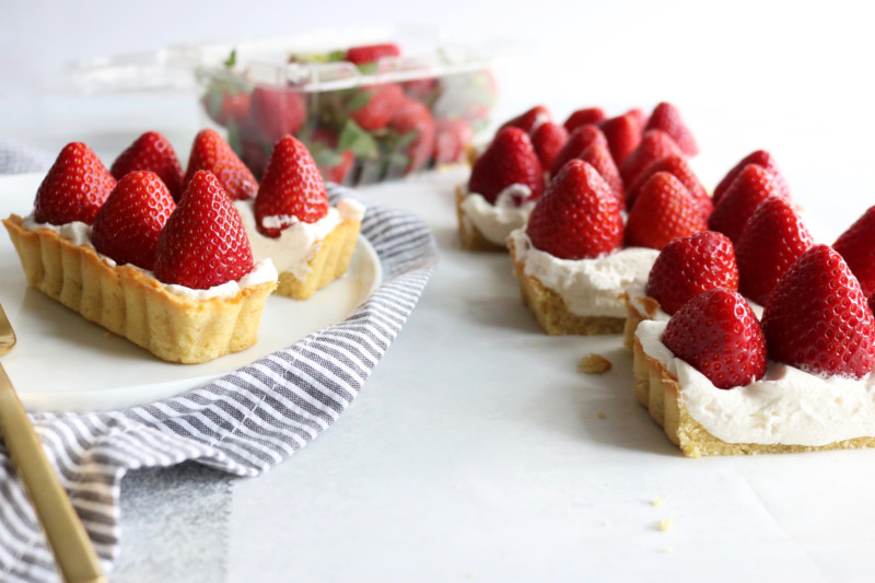 Strawberry Cream Tart - The Toasted Pine Nut