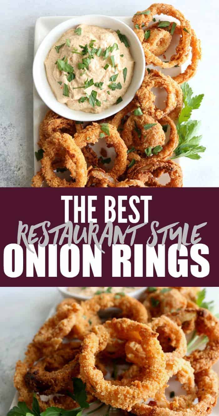 The Best Restaurant Style Onion Rings - The Toasted Pine Nut