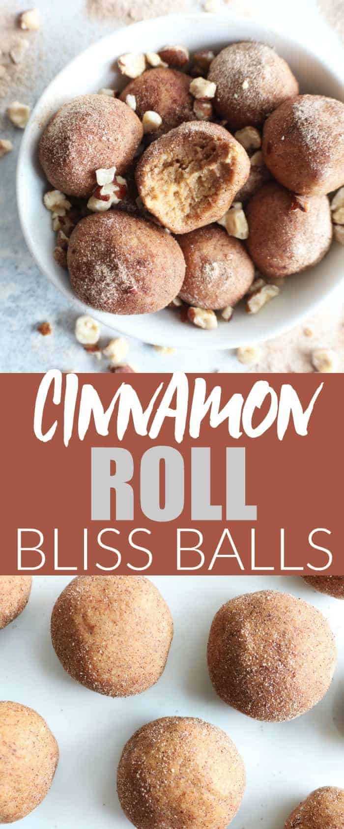 Cinnamon Roll Bliss Balls