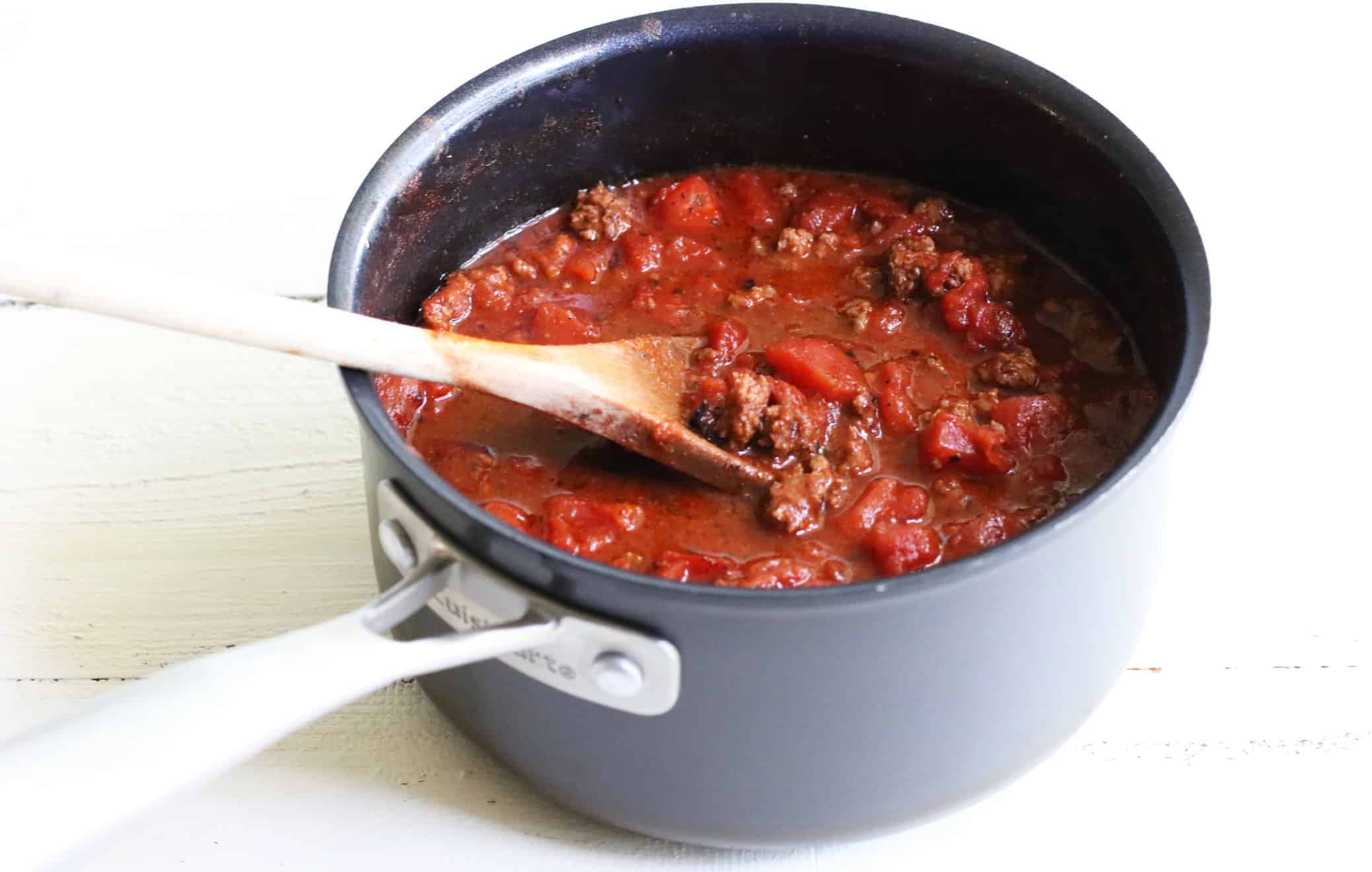 10 Minute Bolognese Sauce