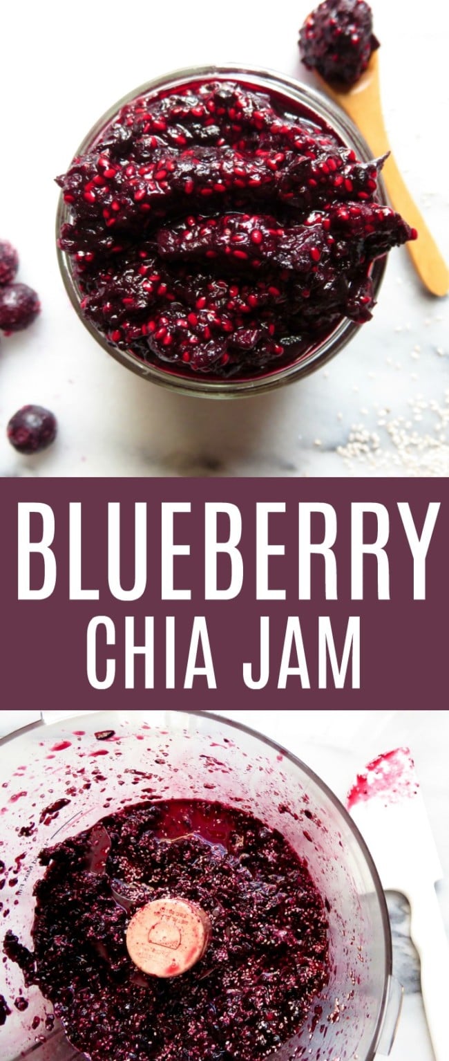 Blueberry Chia Jam - The Toasted Pine Nut