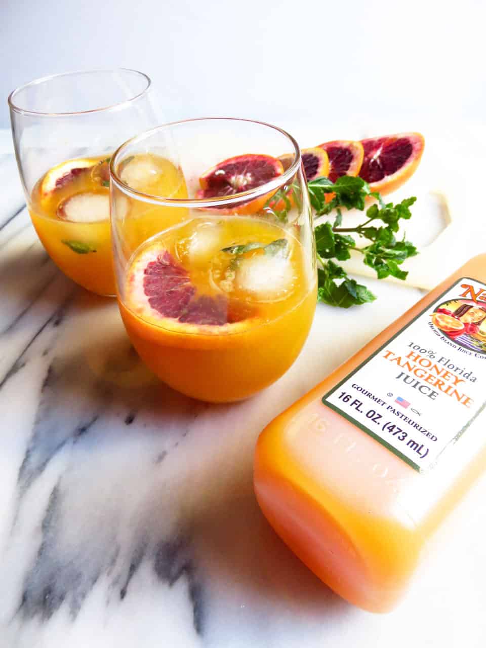 Honey Tangerine Bourbon Cocktail