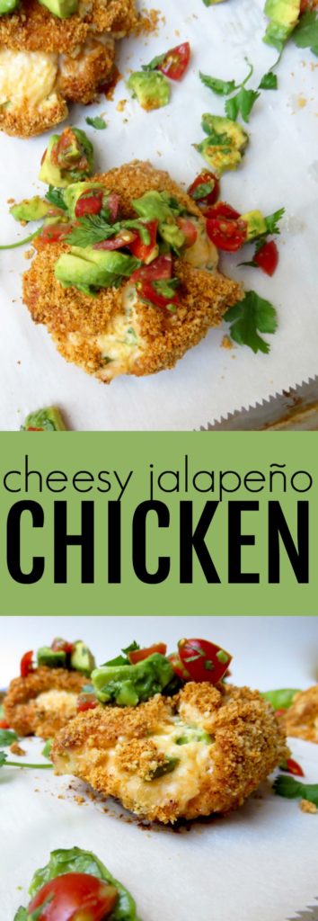 You guys will LOVE this easy weeknight dinner recipe! The creamy cheese is such a nice contrast to the spicy jalapeño! Low carb + gluten free breading! thetoastedpinenut.com