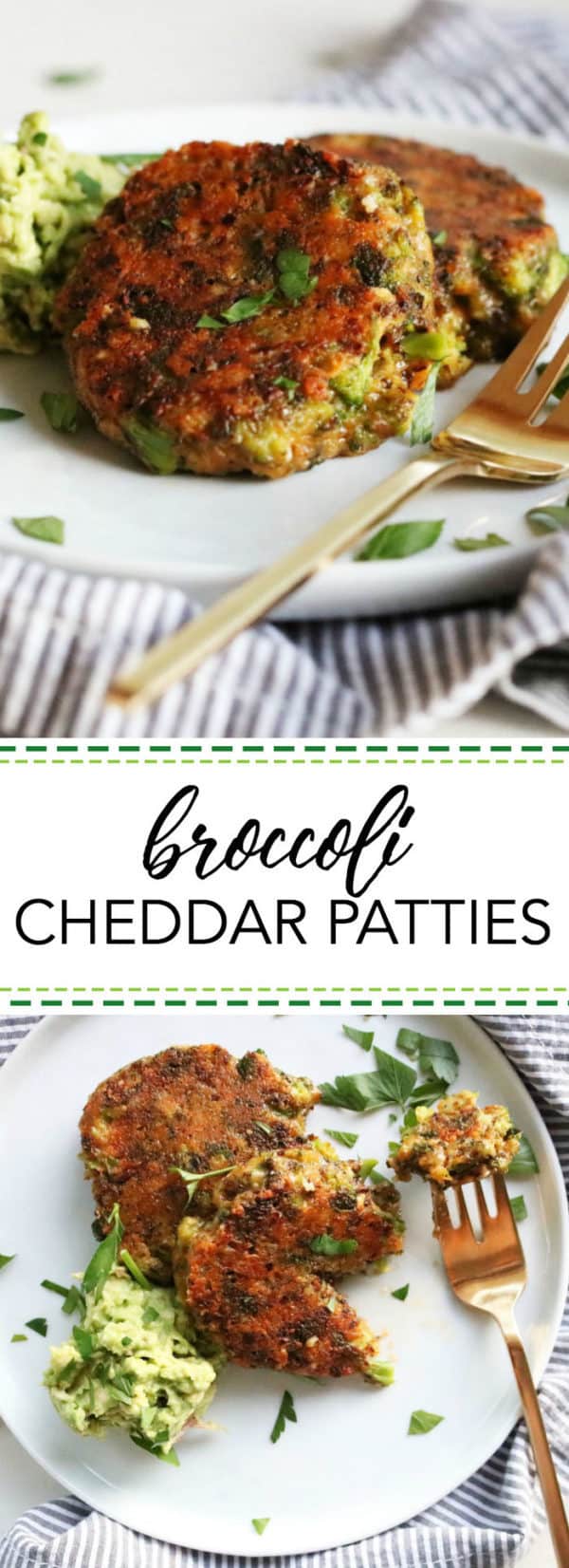 Broccoli Cheddar Patties - The Toasted Pine Nut