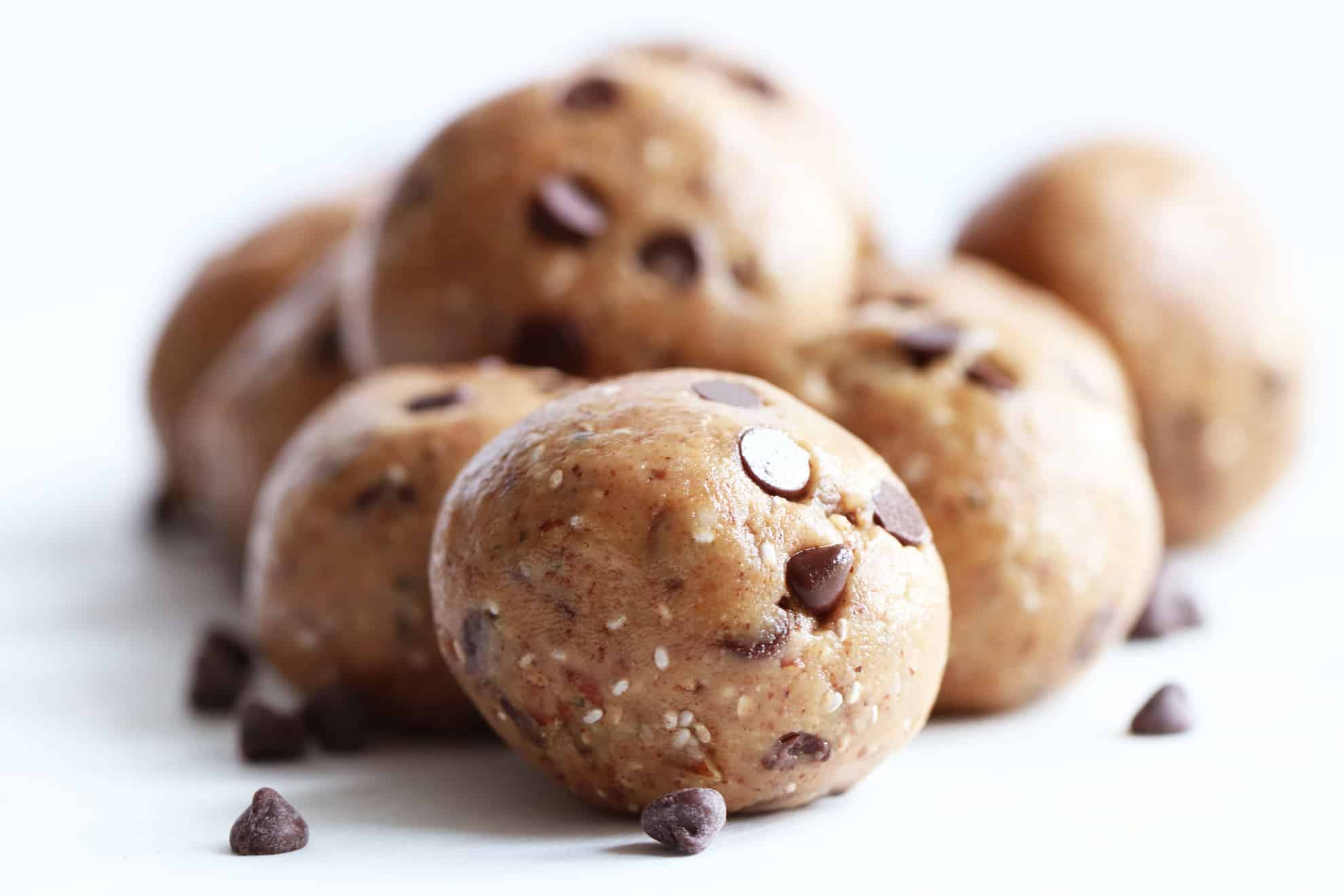 Chocolate Chip Almond Butter Energy Balls