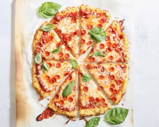 Cauliflower Crust Pizza - The Toasted Pine Nut