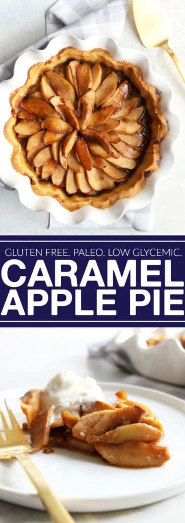 This Caramel Apple Pie is the perfect gluten free + paleo dessert to add to your holiday table! So flavorful + delicious, it'll soon be a family favorite! thetoastedpinenut.com #glutenfree #paleo #thanksgiving #pie #applepie This Caramel Apple Pie is the perfect gluten free + paleo dessert to add to your holiday table! So flavorful + delicious, it'll soon be a family favorite! thetoastedpinenut.com #glutenfree #paleo #thanksgiving #pie #applepie