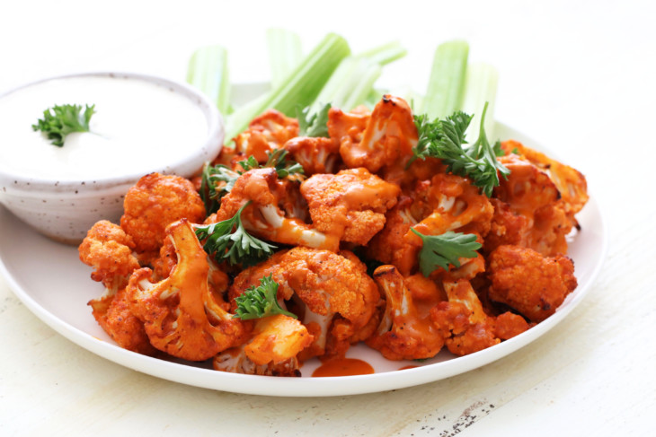 Buffalo Cauliflower Wings - The Toasted Pine Nut