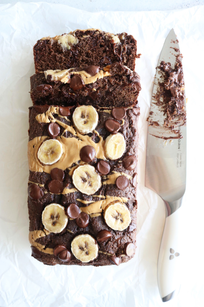 Rich Decadent Chocolate Banana Bread Using Almond Flour The Toasted 