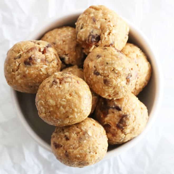 Peanut Butter Oatmeal Bliss Balls - The Toasted Pine Nut