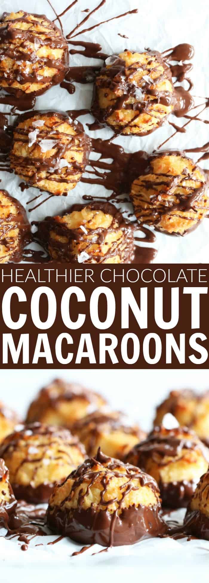 Chocolate Dipped Coconut Macaroons - The Toasted Pine Nut
