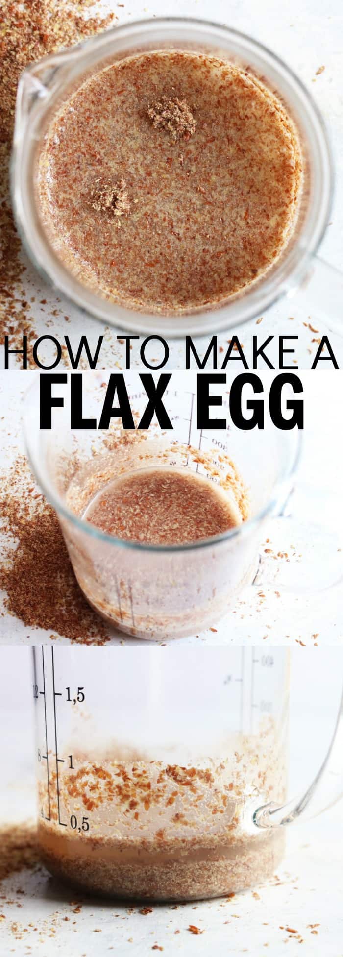 So excited to finally share HOW TO MAKE: A FLAX EGG on the blog! Whether you're avoiding eggs, or just want to add extra nutrients into your recipe, flax eggs are the perfect addition to your diet! thetoastedpinenut.com #thetoastedpinenut #howto #diy #homemade #flax #ground #meal #eggfree #flaxegg