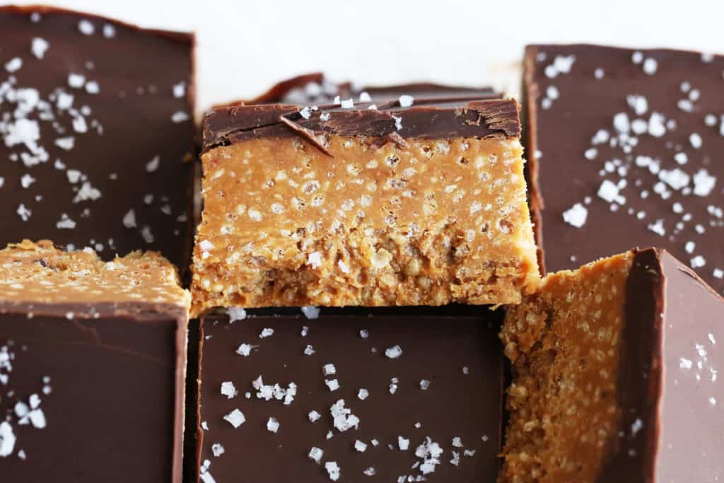 Crispy Chocolate Peanut Butter Bars