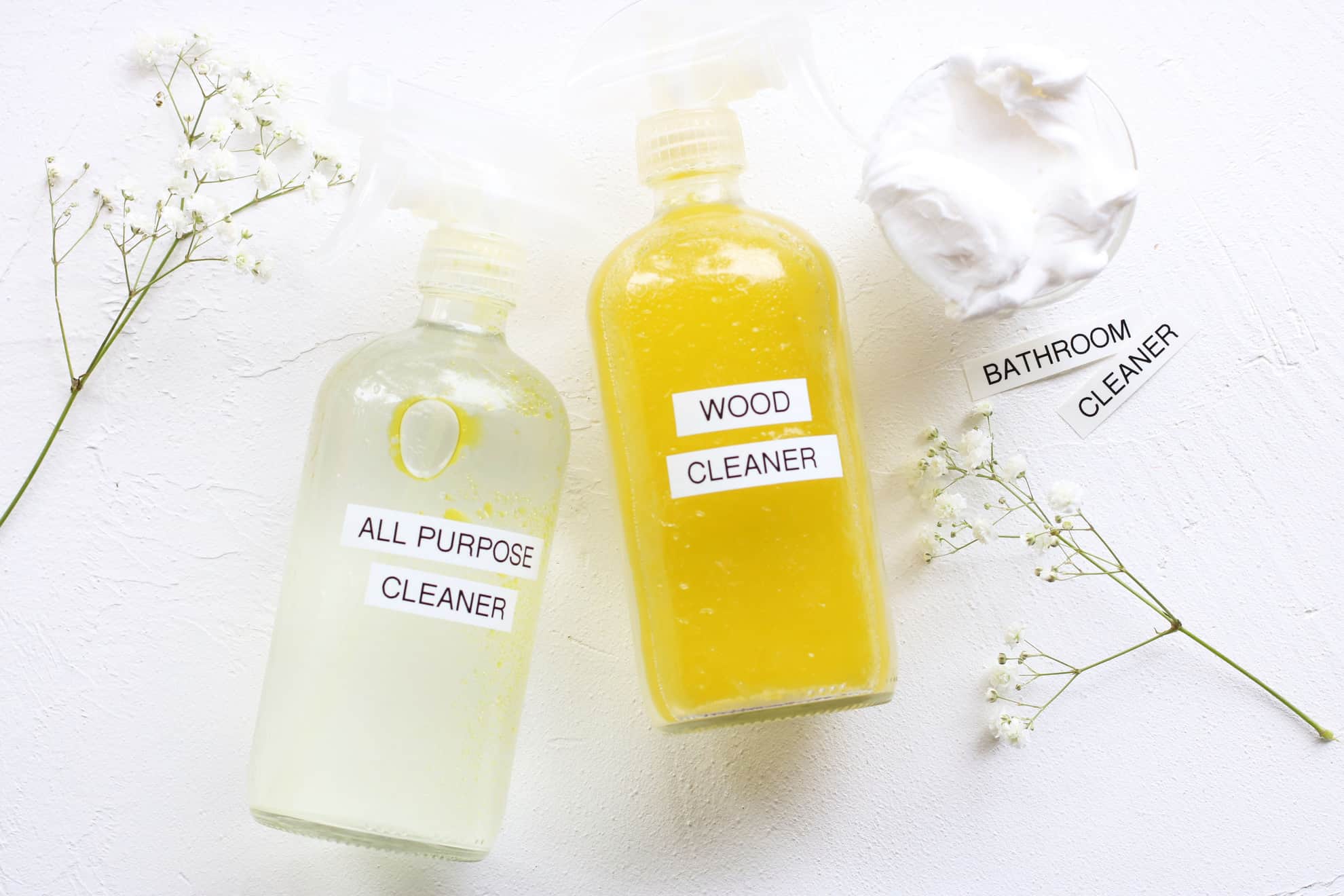 Natural + Non Toxic Homemade Cleaners