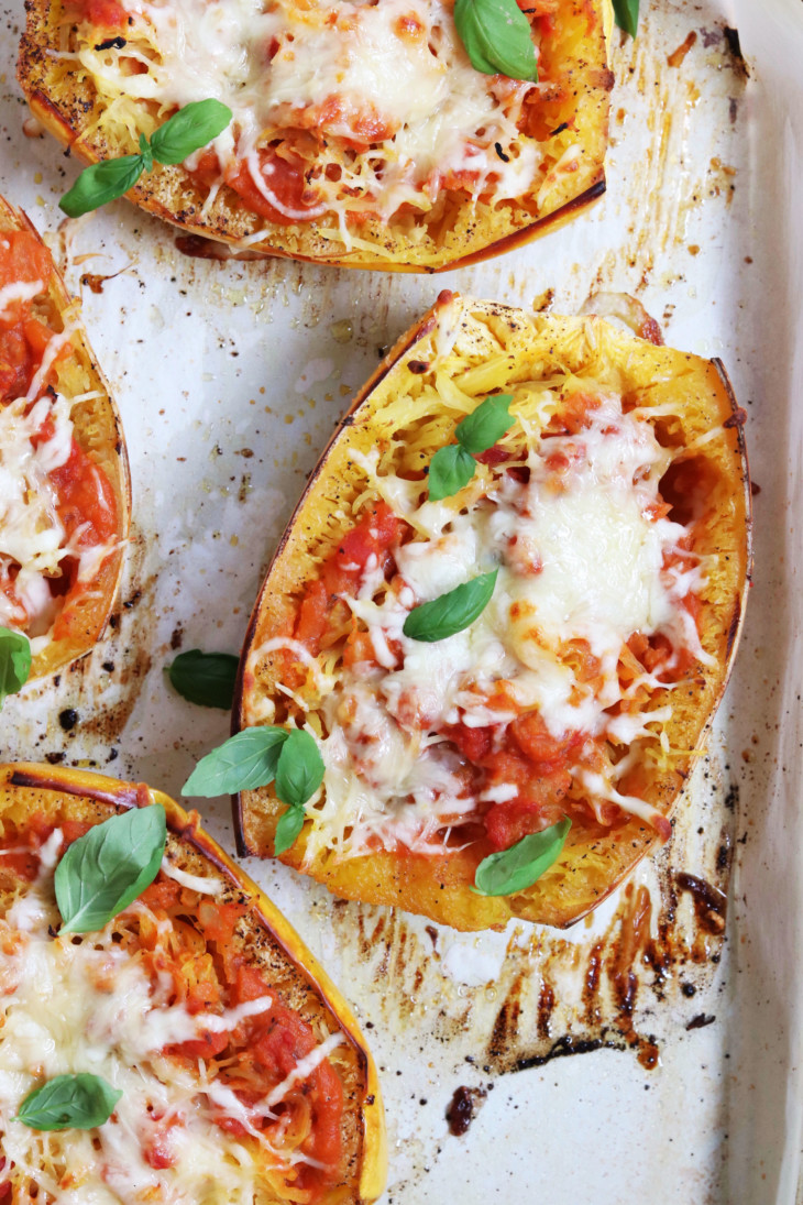 Roasted Spaghetti Squash + Pumpkin Marinara - The Toasted Pine Nut