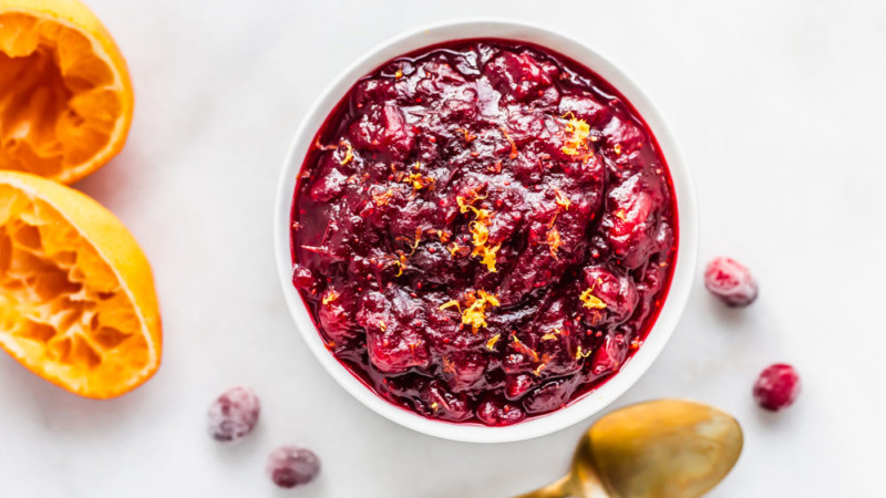 orange cranberry sauce - The Toasted Pine Nut