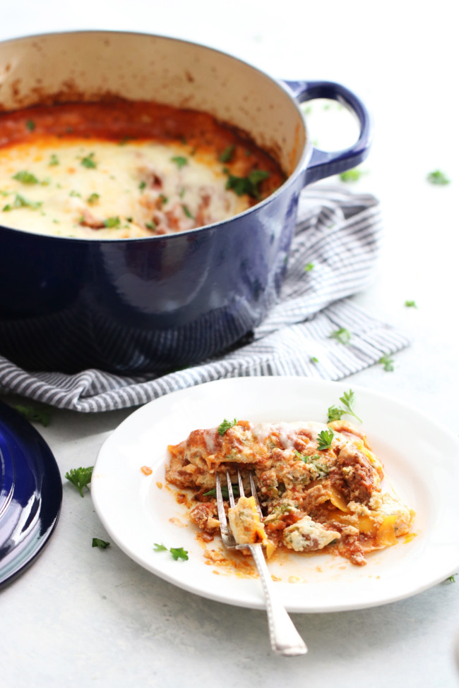 Butternut Squash Dutch Oven Lasagna The Toasted Pine Nut