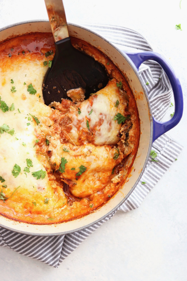 Butternut Squash Dutch Oven Lasagna - The Toasted Pine Nut