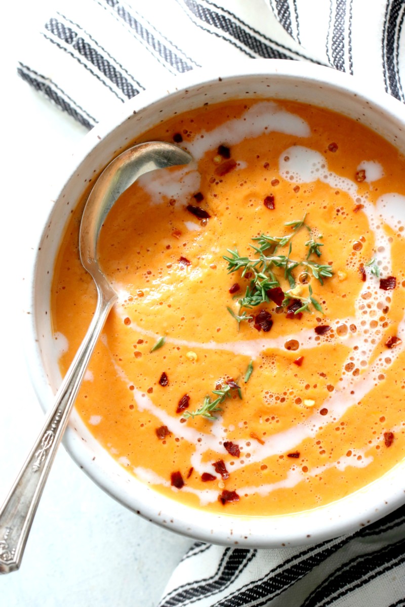 Creamy Roasted Tomato Soup - The Toasted Pine Nut