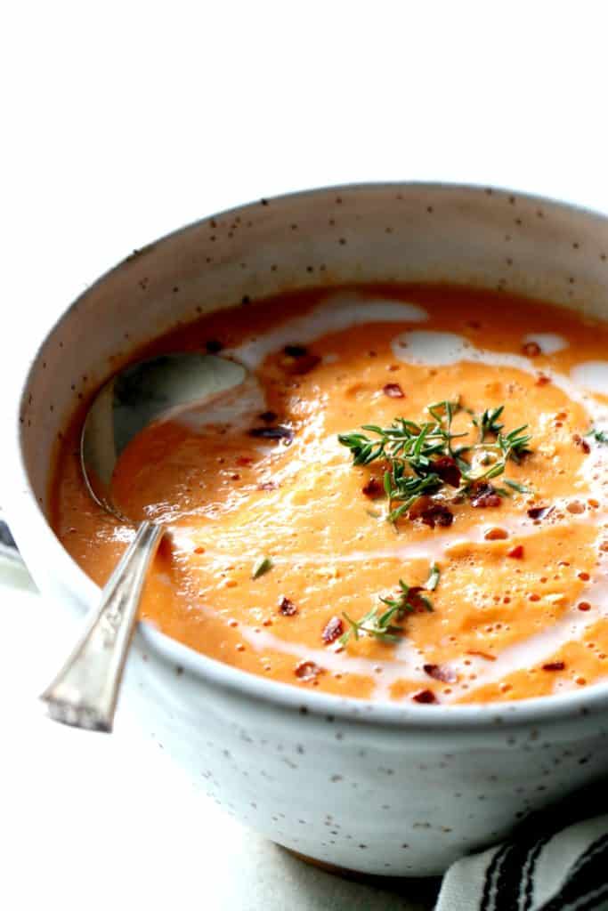 Creamy Roasted Tomato Soup - The Toasted Pine Nut