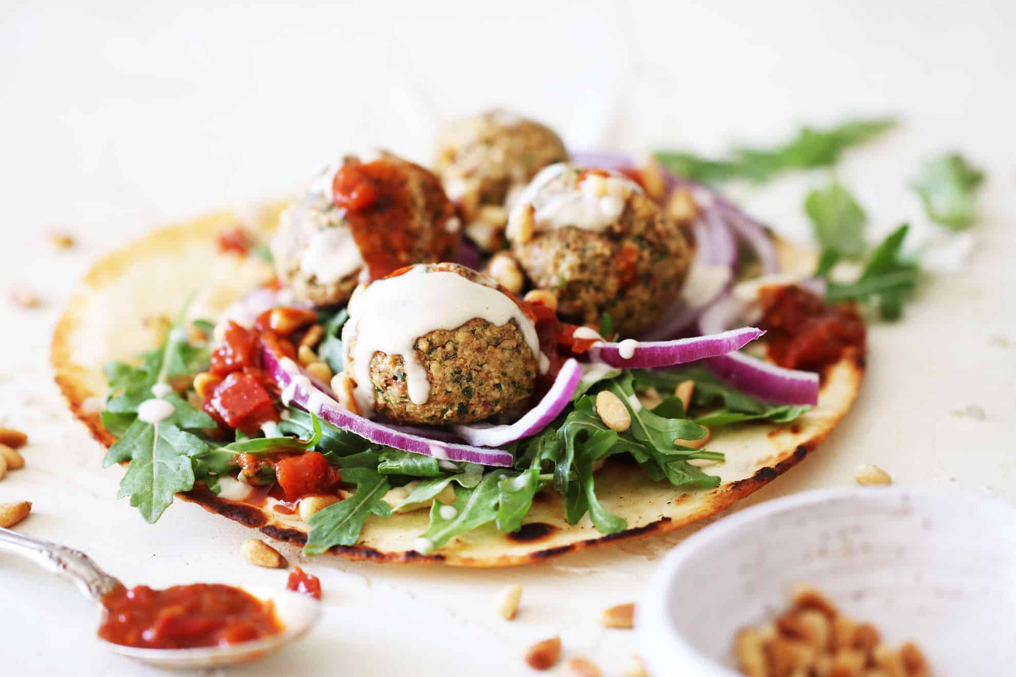 Homemade Baked Falafel without Chickpeas