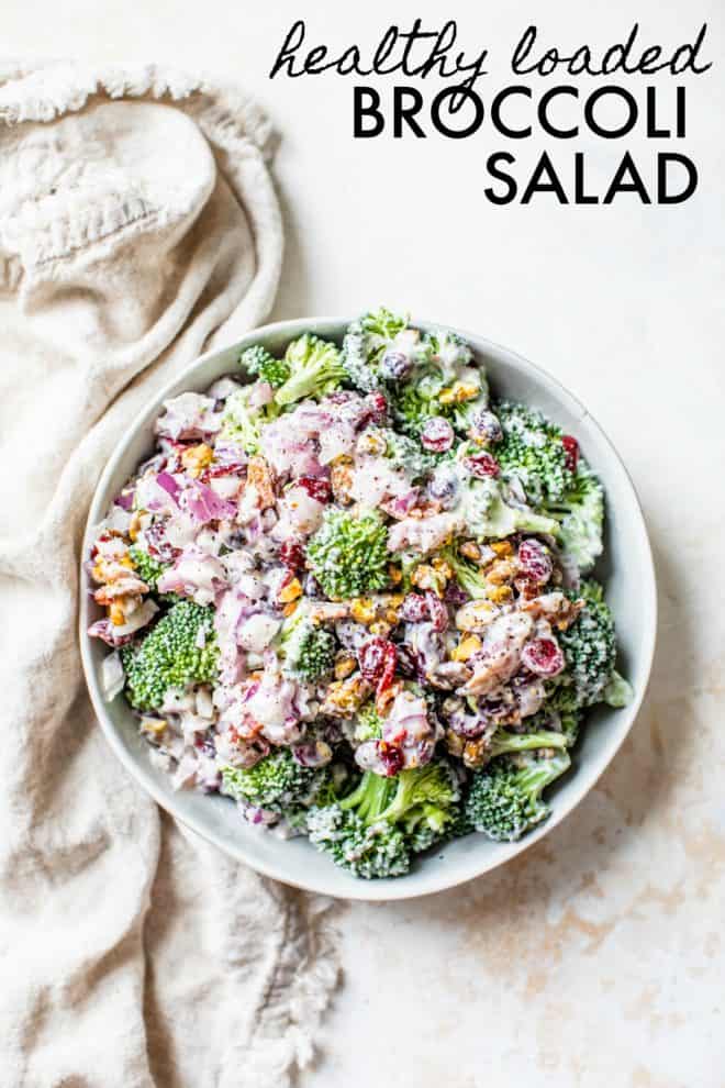 Healthy Broccoli Salad The Toasted Pine Nut