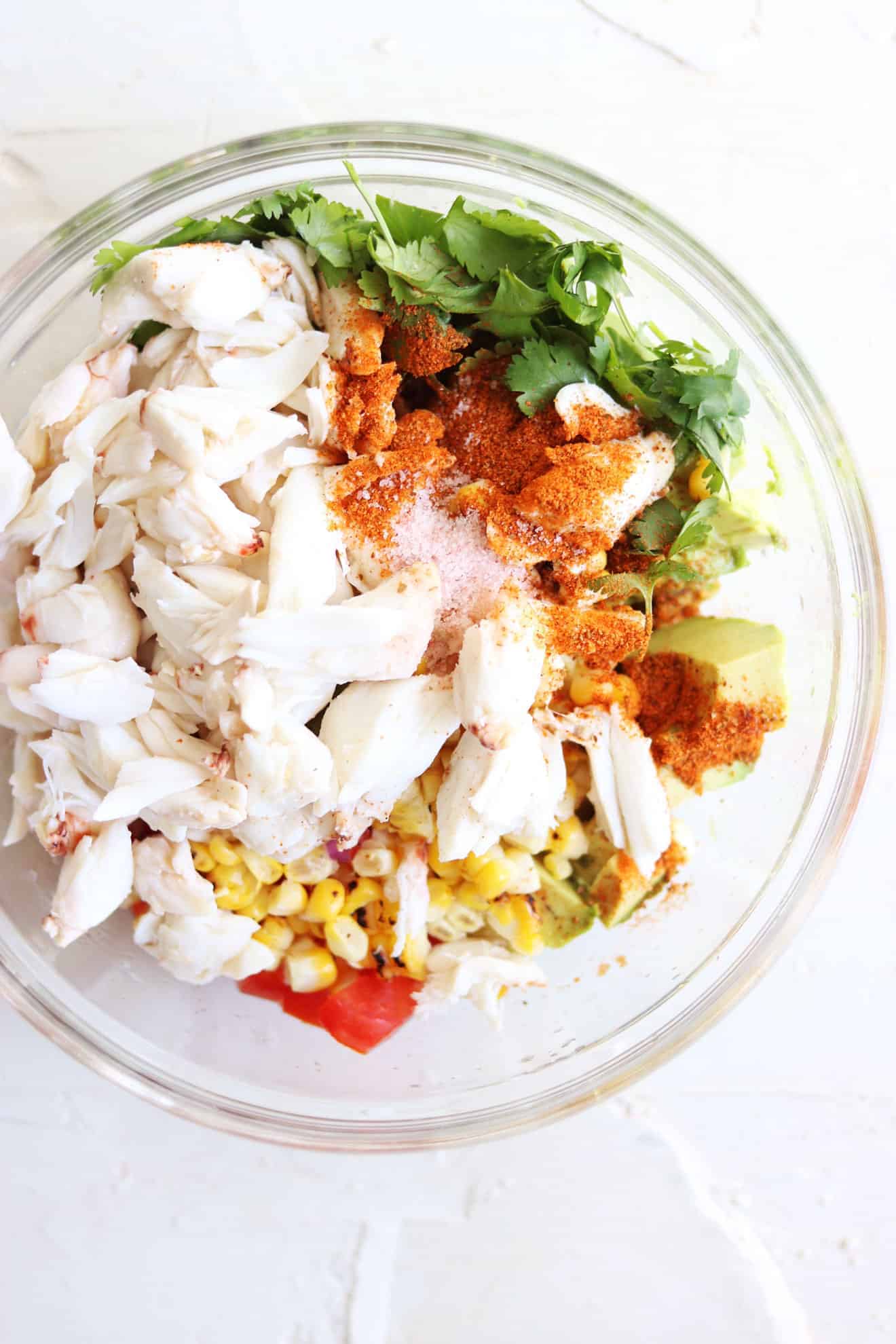 Summer Avocado Lump Crab Meat Salad