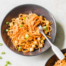 Sweet Potato Noodles with Peanut Sauce-image