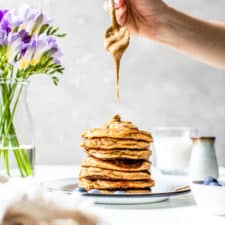 Gluten Free Cinnamon Flax Pancakes-image