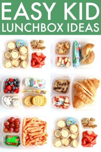 Five Kid Lunchbox Ideas - The Toasted Pine Nut