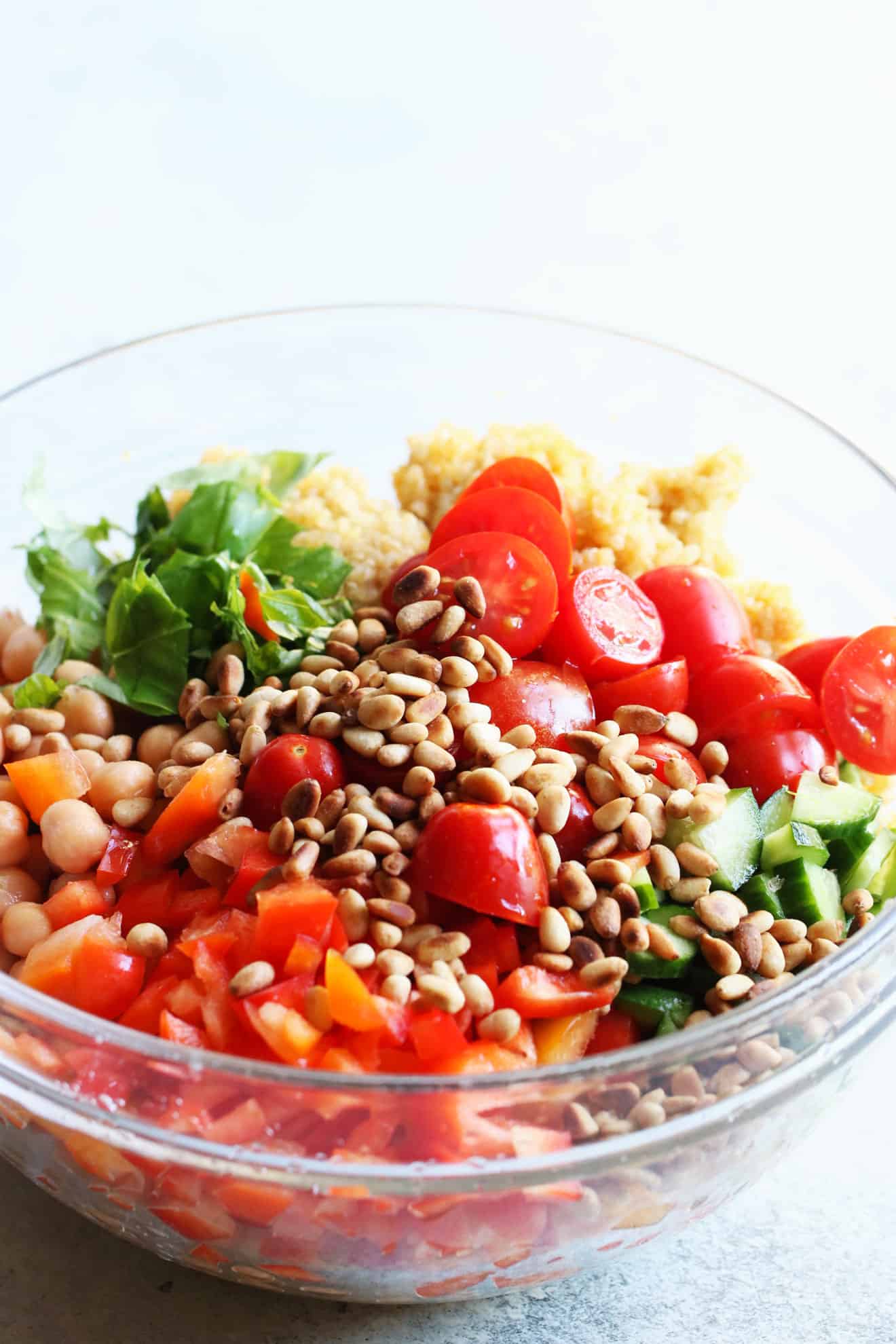 Mediterranean Quinoa Salad - The Toasted Pine Nut