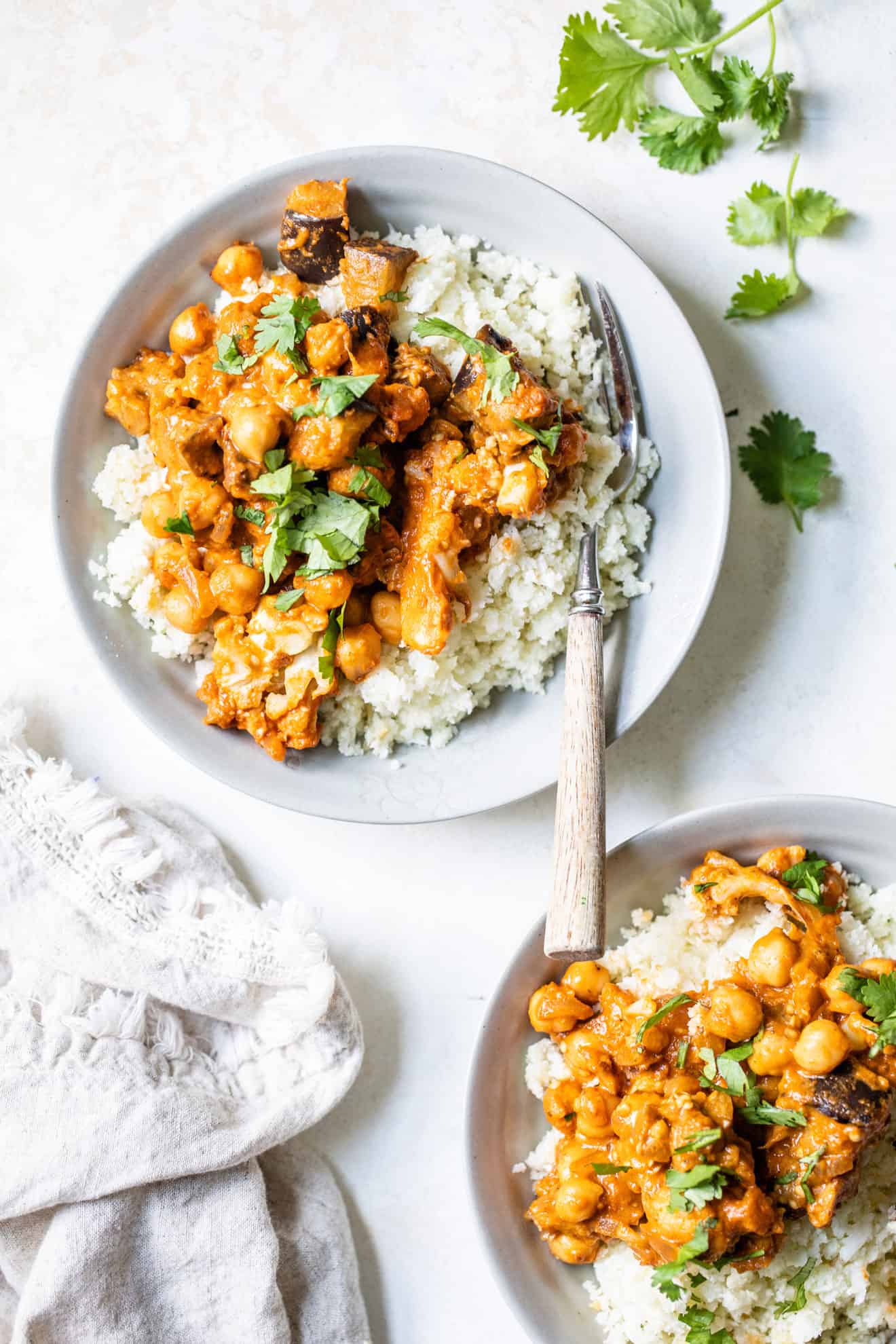 Vegetarian Tikka Masala + Cauliflower Rice Vegetarian Tikka Masala + Cauliflower Rice