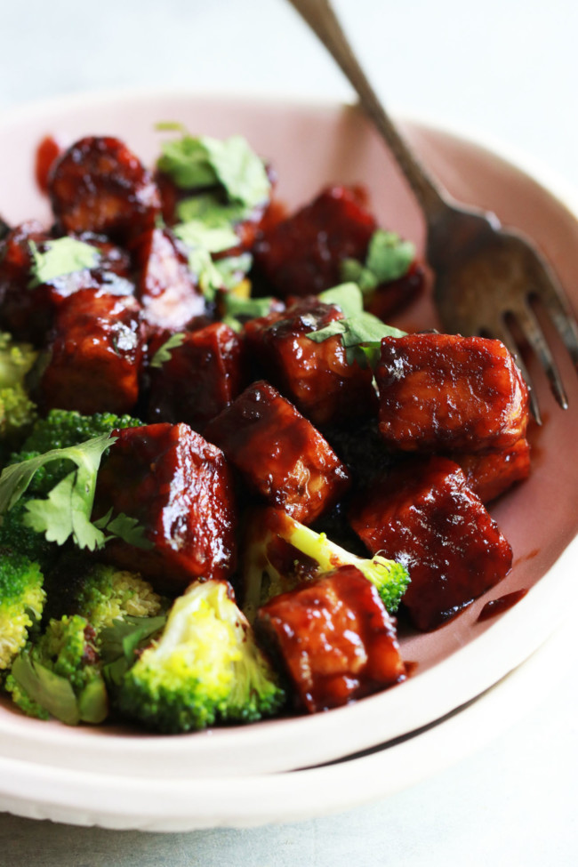 Sweet Balsamic Tempeh - The Toasted Pine Nut