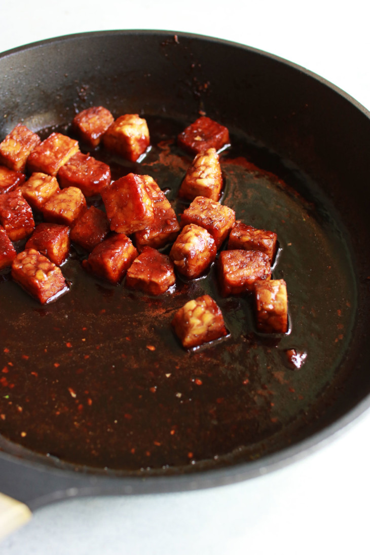 Sweet Balsamic Tempeh - The Toasted Pine Nut