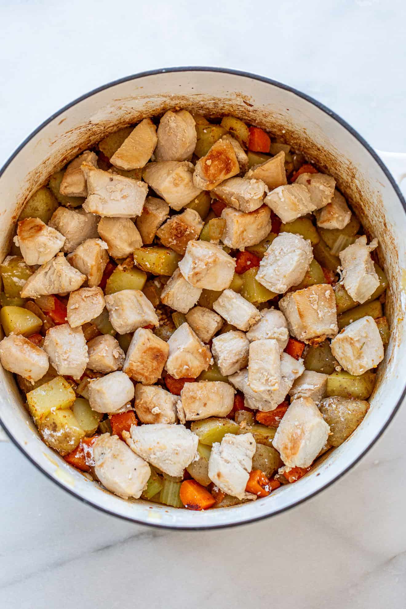 One Pot Healthy Chicken Stew