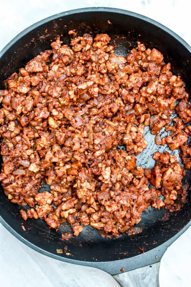 Vegetarian Tempeh Chorizo