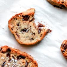Salted Chocolate Chunk Shortbread Cookies-image
