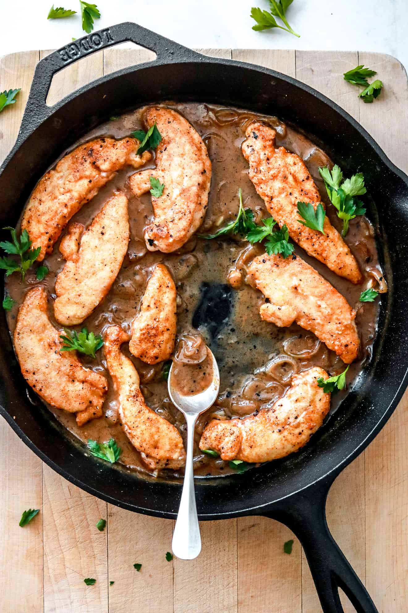 Easy + Creamy Chicken Marsala - The Toasted Pine Nut
