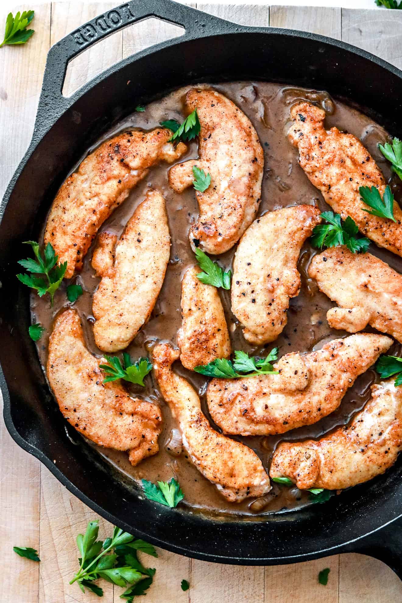 Easy + Creamy Chicken Marsala - The Toasted Pine Nut