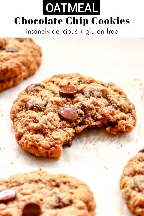 Gluten Free Oatmeal Chocolate Chip Cookies The Toasted Pine Nut