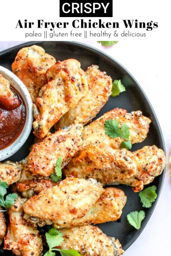 Crispy Air Fryer Chicken Wings - The Toasted Pine Nut