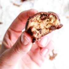 No Bake Tahini Cookie Dough Truffles-image