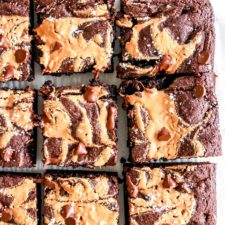 Peanut Butter Swirl Brownies (gluten free)-image